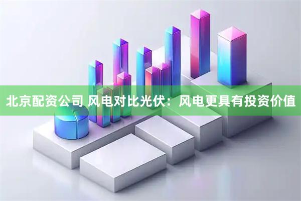 北京配资公司 风电对比光伏：风电更具有投资价值